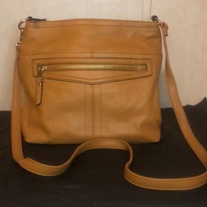 Tan Tignanello crossbody purse